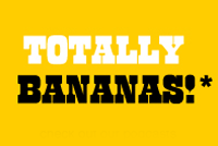 BANANAS! film title design and motion graphics