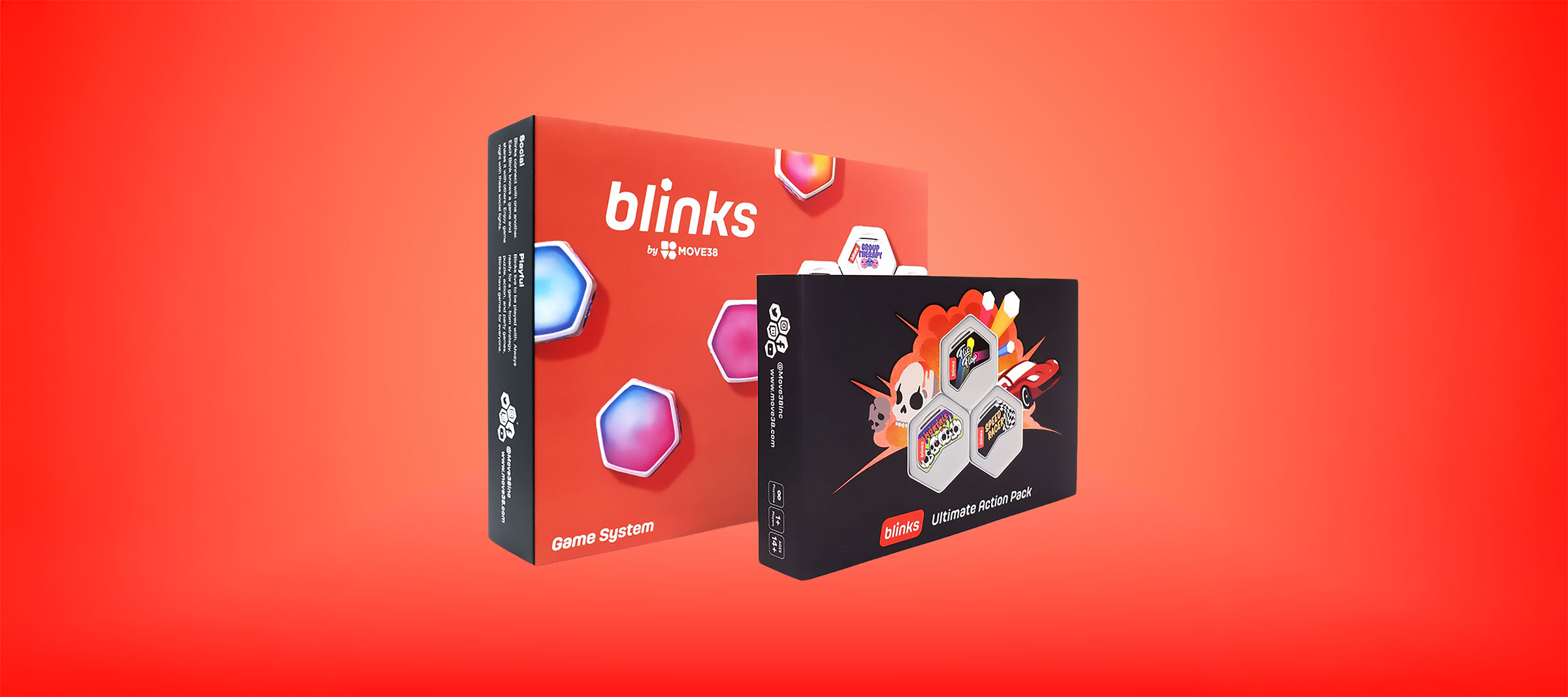 Smart tabletop game system with illuminated hexagonal tiles with expansion pack