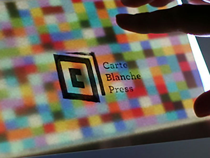 Carte Blanche visual encryption art prints
