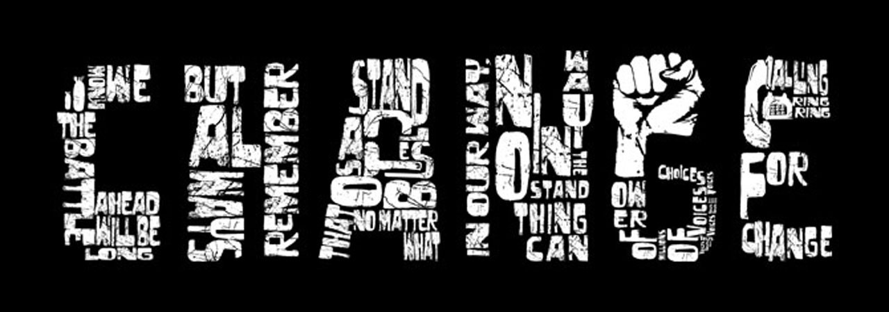 Obama speech in the word CHANGE