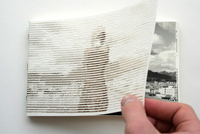 Closer book design with laser engraved ASCII art cover