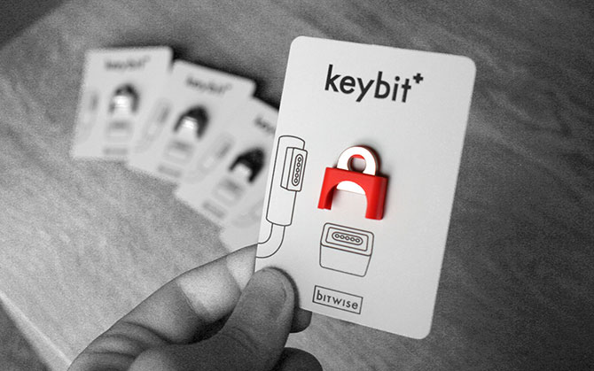 KeyBit MagSafe adapter key ring product