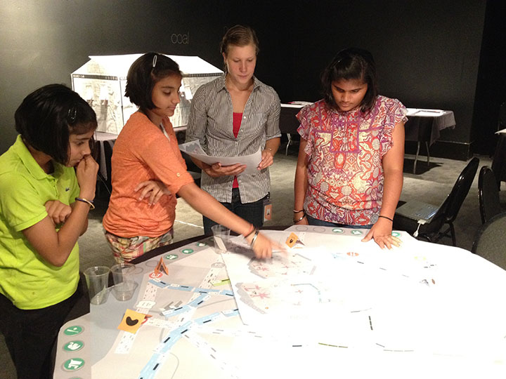 Paper prototyping Future Transportation