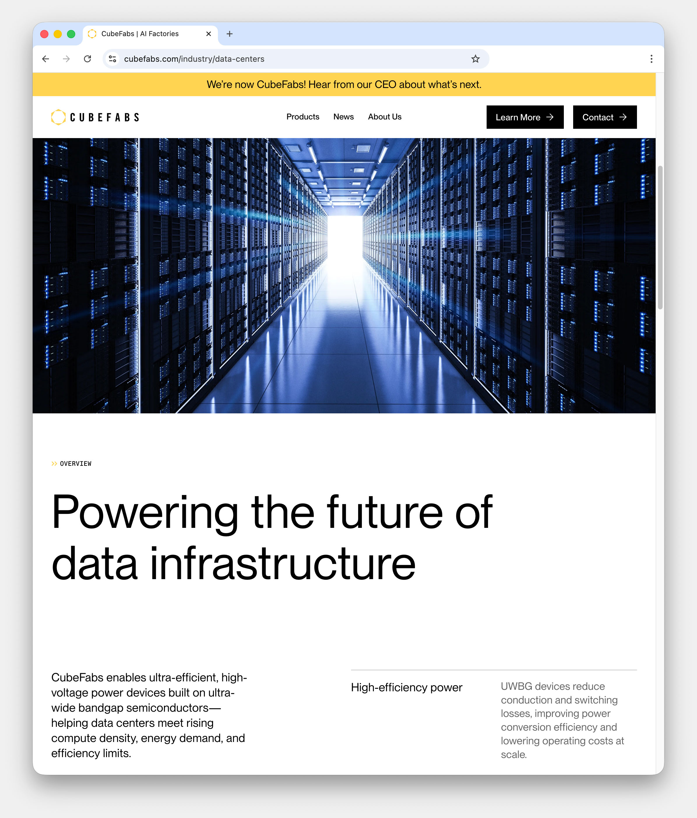 nControl product feature widget