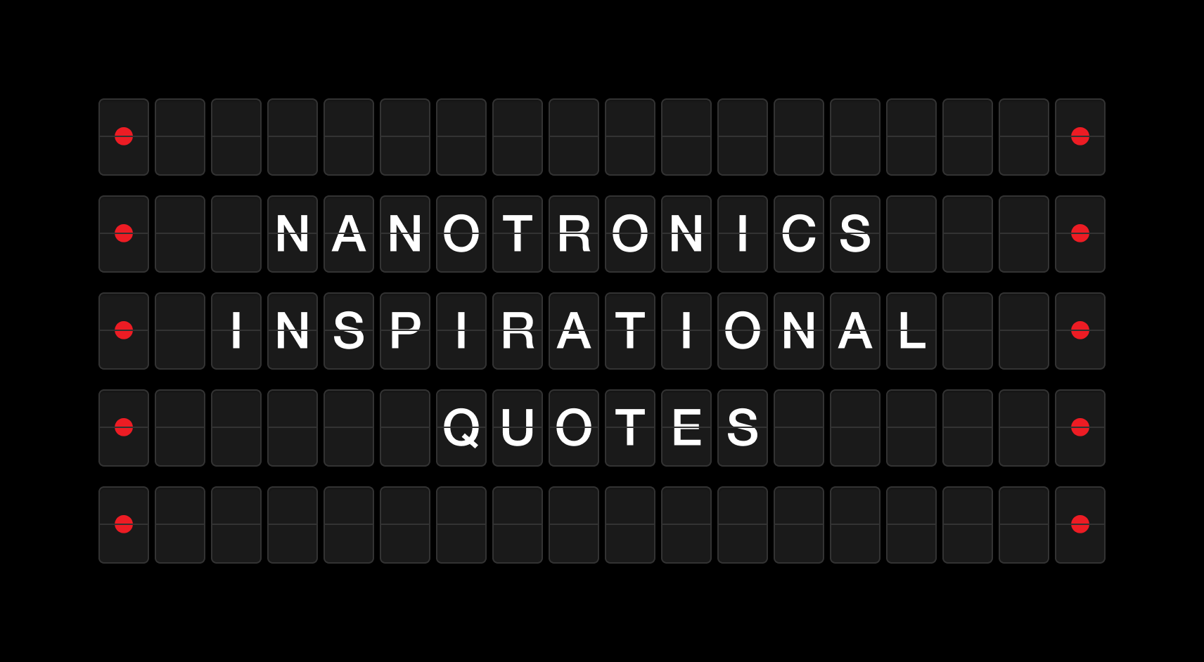 Paul's Quotes flip-board style quote display