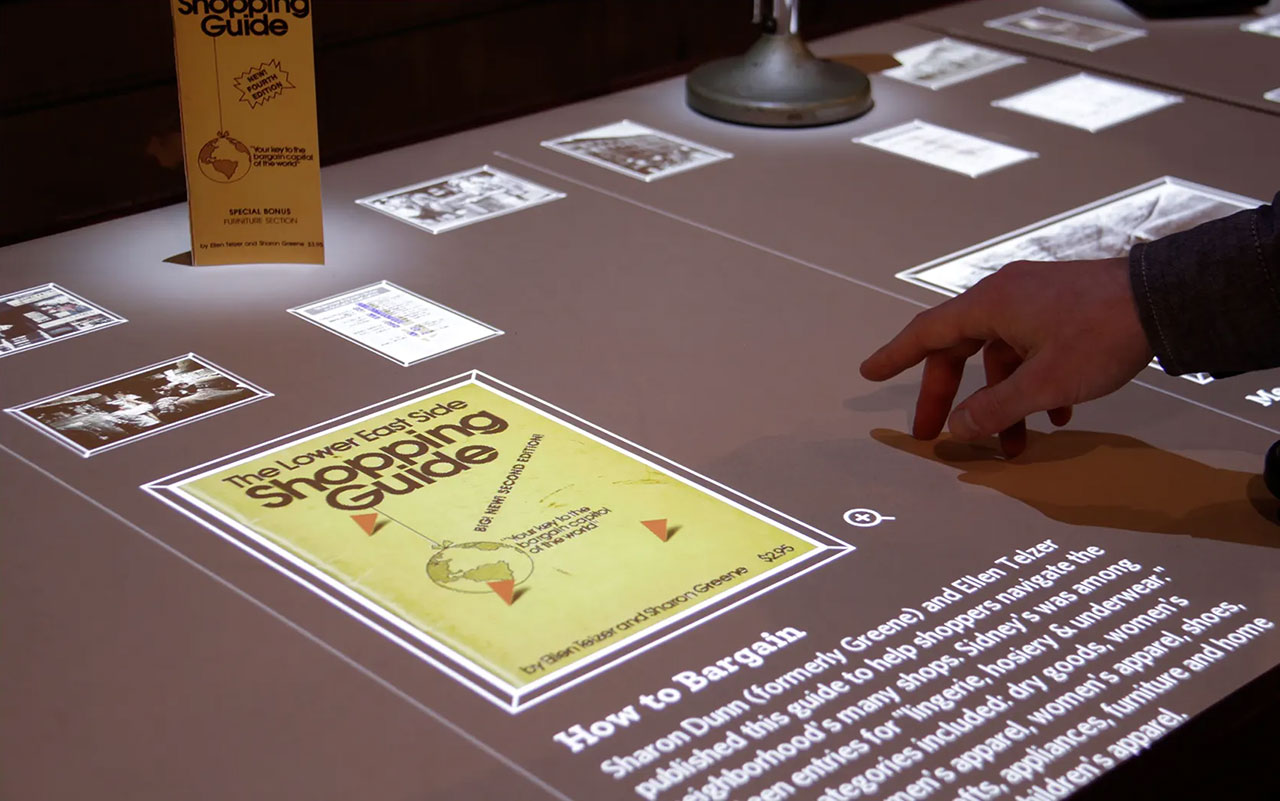 Tenement Museum Shop Life interactive exhibit