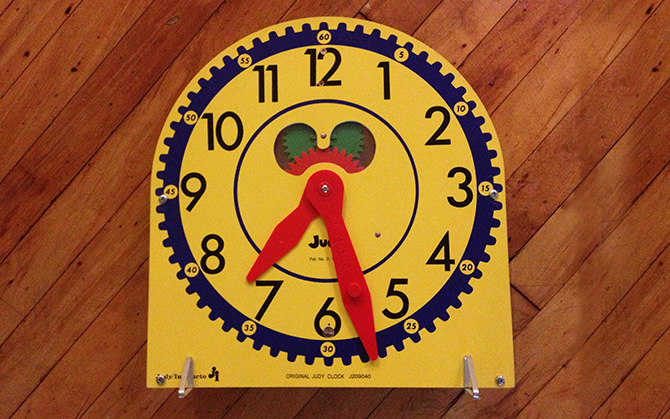 Watch Now modified Judy Clock installation at Tempo NYC